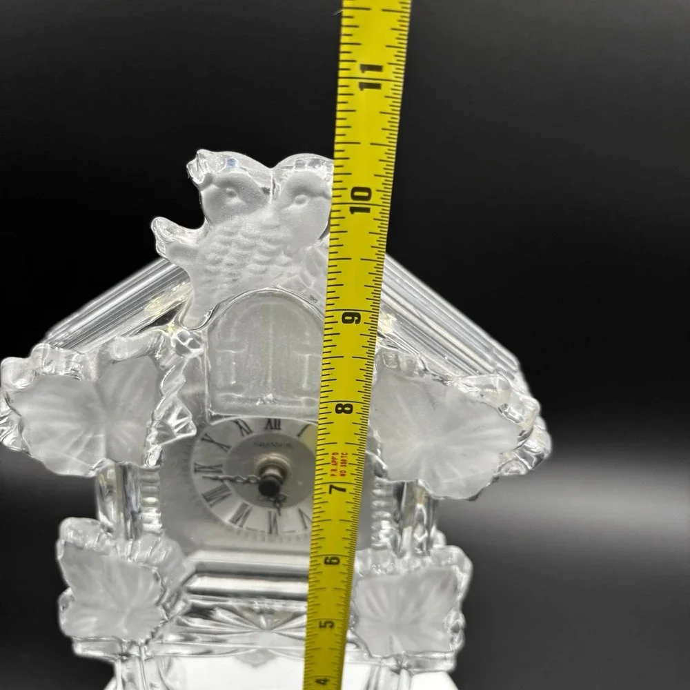 Vintage Shannon Crystal Legends 24% lead Pendulum‎ Clock By Godinger